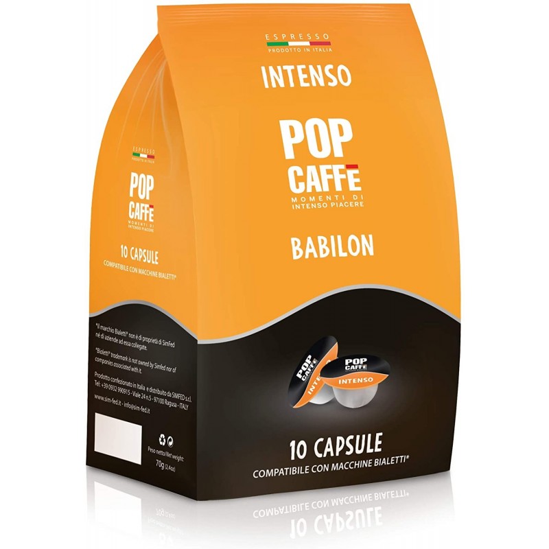 Bialetti Caffè d'Italia, Box 12 Capsule, Ginseng, Compatibili con Macchine  Bialetti sistema chiuso, 100% Alluminio